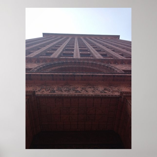 Poster Vista do chão do Guaranty Building (Frente)