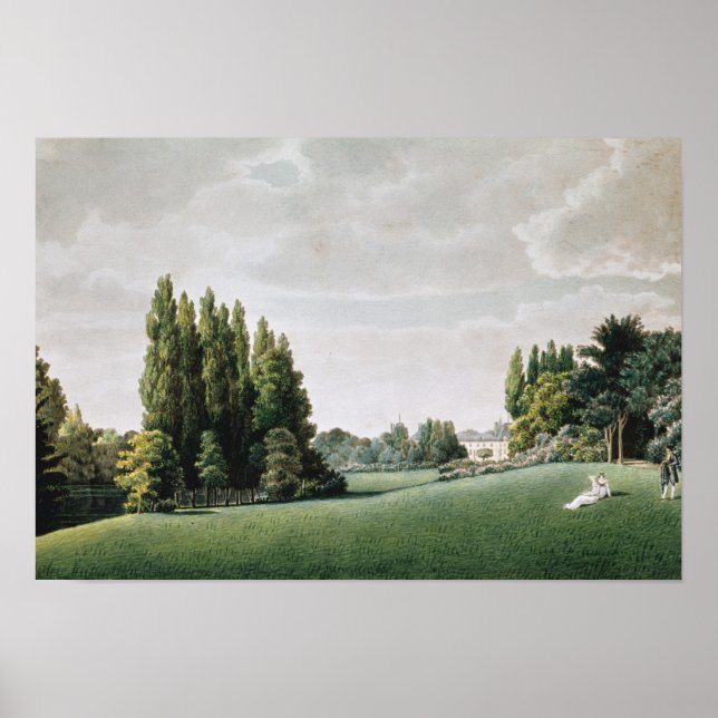 Pôster Vista do Chateau perto da Ponte Stone (Frente)