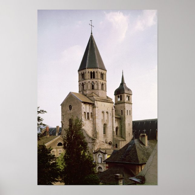 Poster Vista do Clocher de l'Eau Benite (Frente)