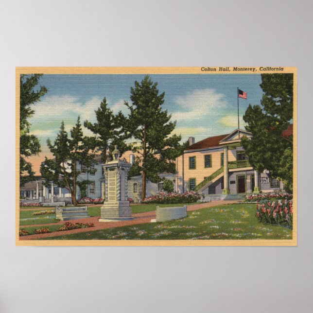 Pôster Vista do Colton Hall (Frente)