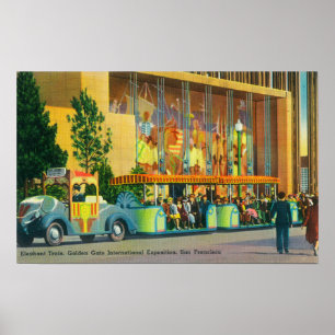 Poster Vista do Comboio Elefante