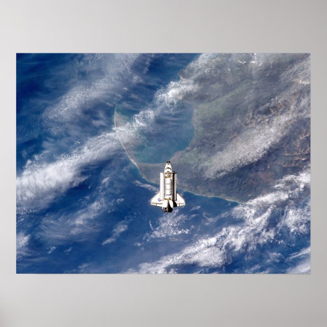 Poster Vista do Espaço Endeavor do ISS (Frente)