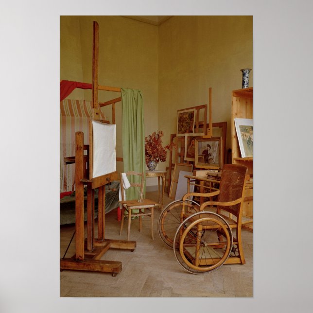 Pôster Vista do estúdio de Renoir, usada a partir de 1907 (Frente)