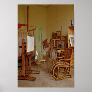 Pôster Vista do estúdio de Renoir, usada desde 1907