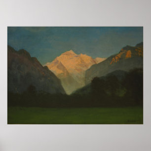 Poster Vista do Glacier Park ou Sunset no Pico