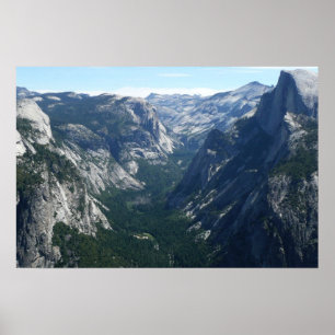 Pôster Vista do Glacier Point no Parque Nacional de Yosem
