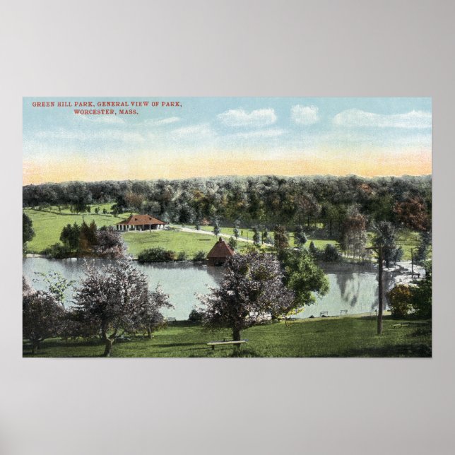 Poster Vista do Green Hill Park (Frente)