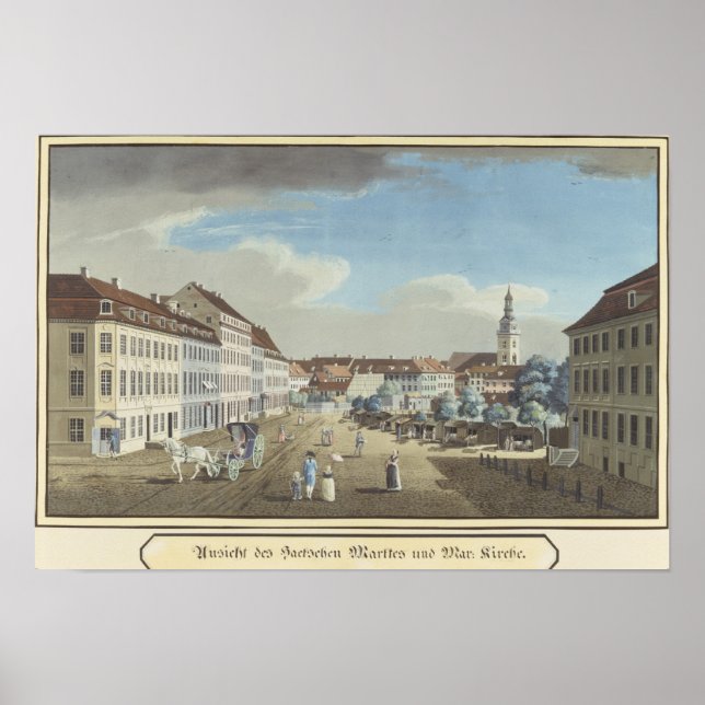 Pôster Vista do Hackescher Markt (Frente)