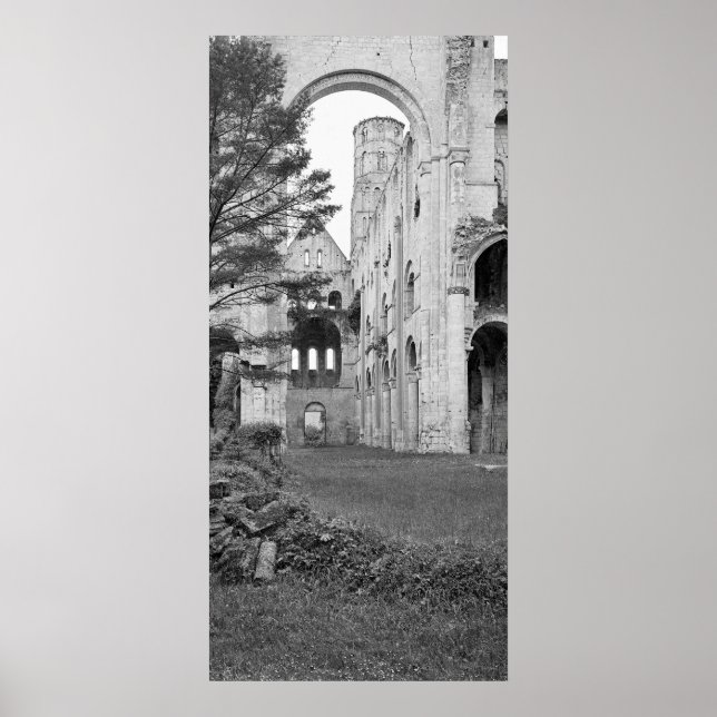 Pôster Vista do interior da igreja, c.1052-67 (Frente)