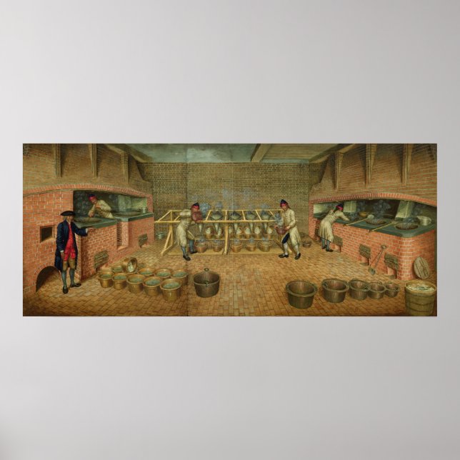 Pôster Vista do interior do laboratório (Frente)