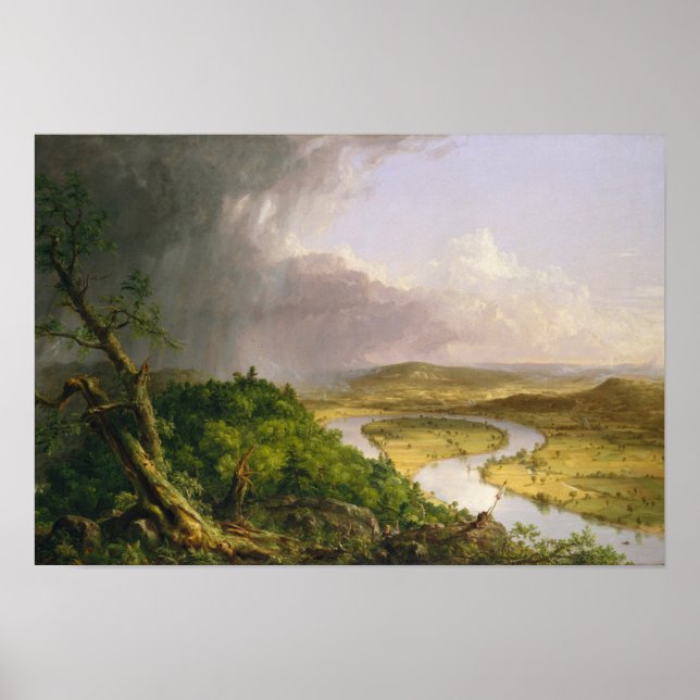 Pôster Vista do Monte Holyoke, Northampton, (Frente)