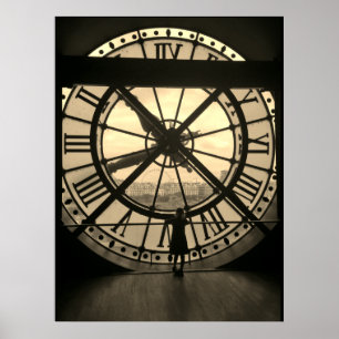 Poster Vista do Musee D'Orsay em Paris