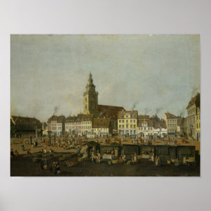 Poster Vista do Neue Markt com St Mary