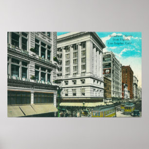 Pôster Vista do norte de Broadway do oitavo