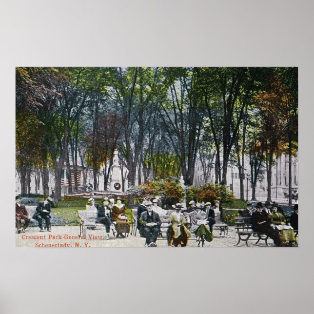 Poster Vista do Parque Crescente (Frente)