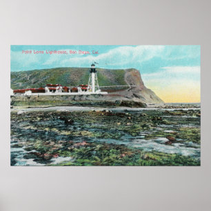 Poster Vista do Point Loma LighthouseSan Diego, CA