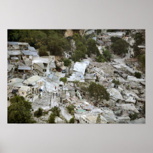 Pôster Vista do Port-au-Prince, Haiti