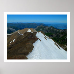Pôster Vista do Schilthorn, Suiça