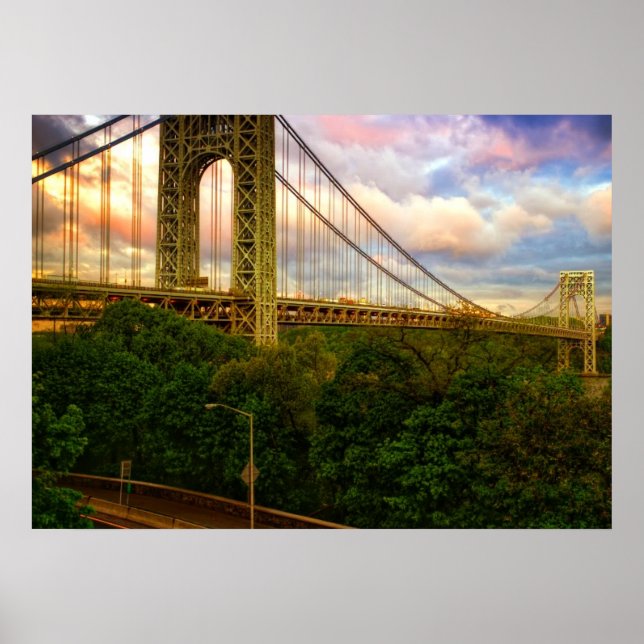 Pôster Vista do Sul - Oeste de Manhattan (Frente)