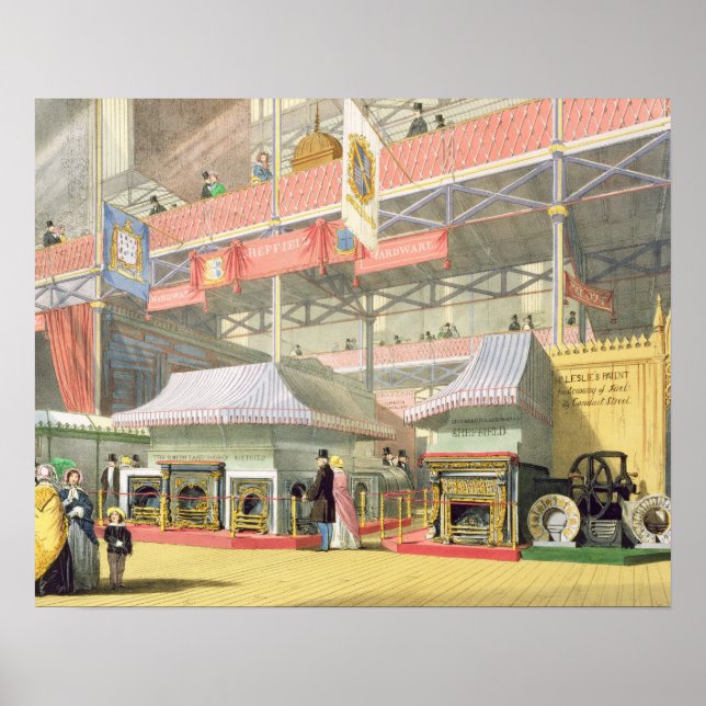 Pôster Vista do suporte de hardware Sheffield e do Excele (Frente)