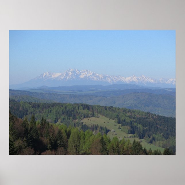 Poster Vista do Tatras de Beschild (Frente)