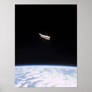 Pôster Vista do Telescópio Espacial Hubble da Colômbia
