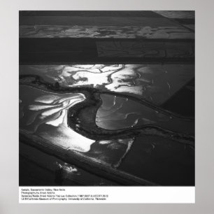 Pôster Vista do vale de Sacramento por Ansel Adams