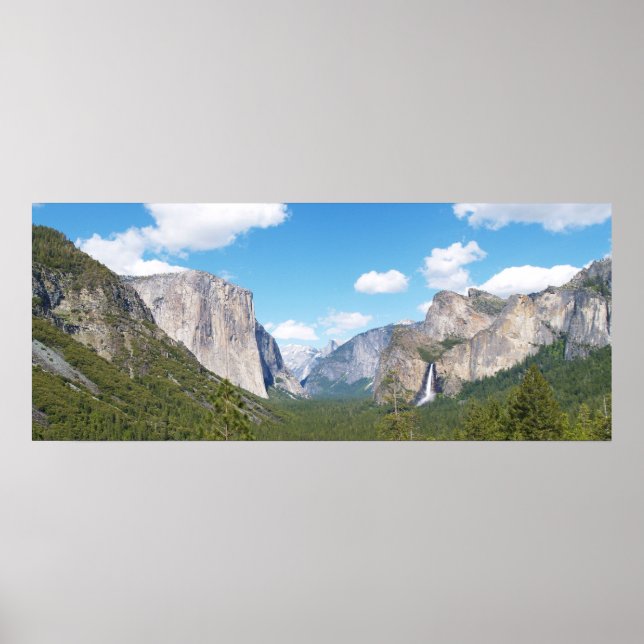 Poster Vista do Vale do Yosemite (Frente)