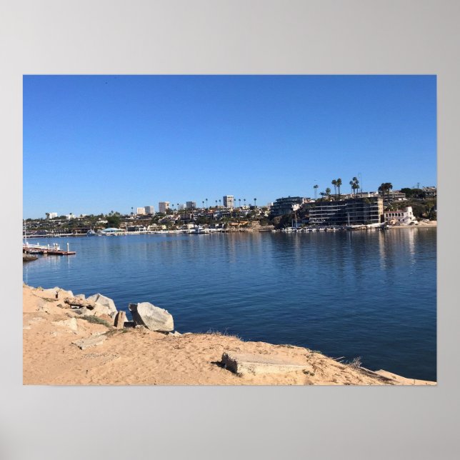 Poster Vista do Wedge, Newport Beach, Califórnia (Frente)