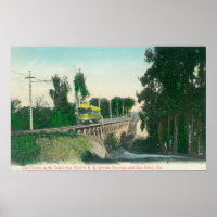 Vista dos caminhos de ferro interurbanos