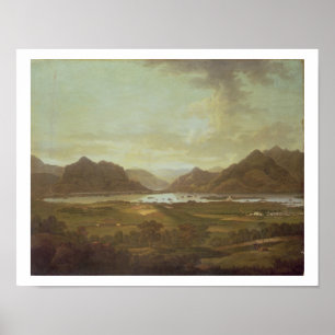 Pôster Vista dos lagos e das montanhas de Killarney, Irel