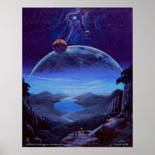 Pôster Vista dos penhascos