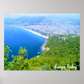 Poster Vista em Alanya, Turquia