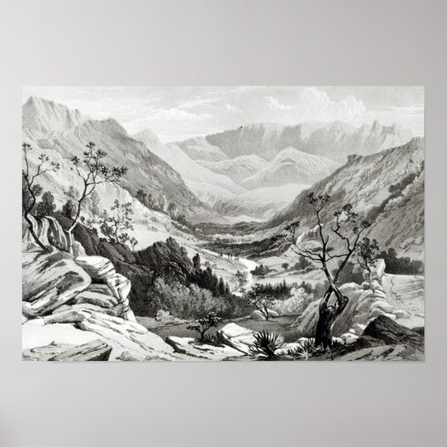 Poster Vista entre Senafe e Rahaguddy (Frente)