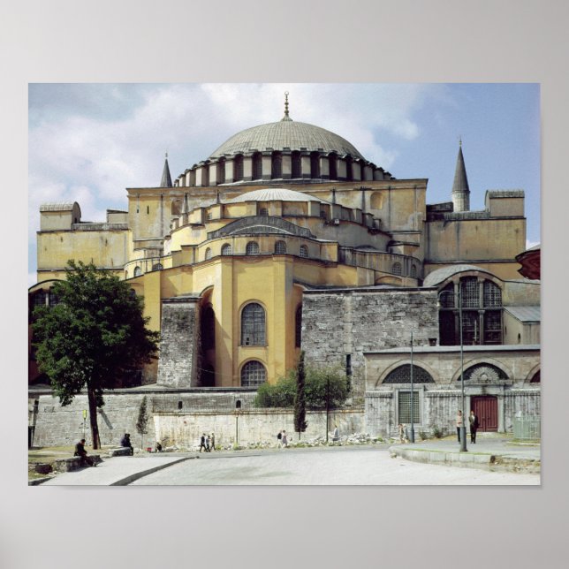 Poster Vista exterior da cupola, 532-37 (Frente)