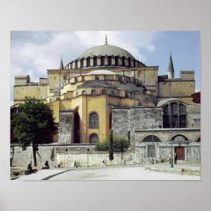 Poster Vista exterior da cúpula, 532-37