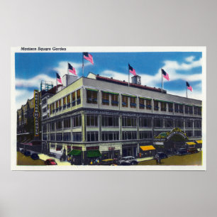 Pôster Vista exterior de Madison Square Garden