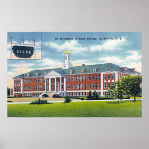 Poster Vista exterior de St. Bernardine de Siena