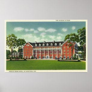 Poster Vista exterior do hotel de Gideon Putnam