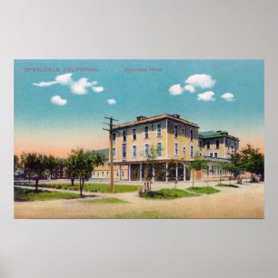 Poster Vista exterior do hotel de Spreckels