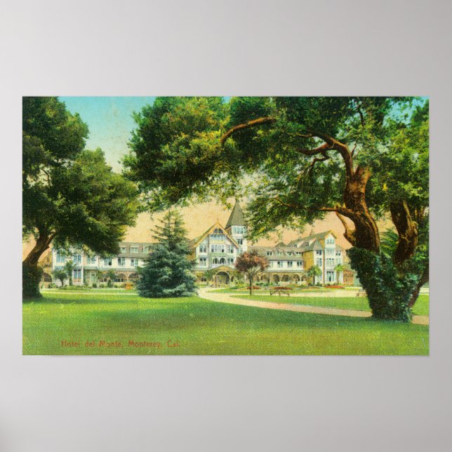 Pôster Vista exterior do Hotel del Monte (Frente)