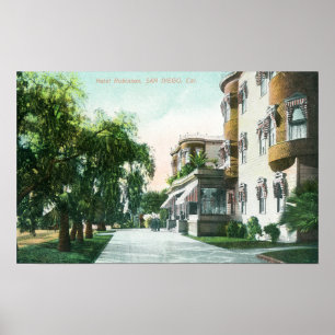Poster Vista exterior do hotel Robinson