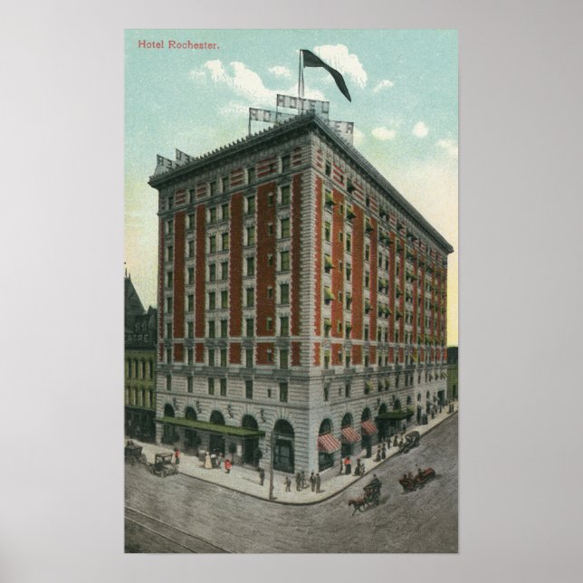 Poster Vista exterior do Hotel Rochester (Frente)