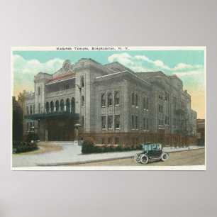 Poster Vista Exterior do Templo de Kalurah