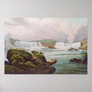 Pôster Vista geral de Niagara Falls do lado canadense