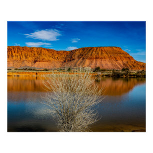 Pôster Vista Glossy do Fire Lake
