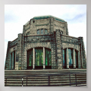 Poster Vista House, Columbia River Gorge, OR