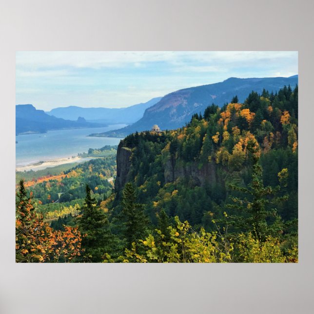Poster Vista House, Columbia River, Oregon (Frente)