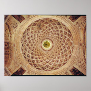 Poster Vista interior da cúpula na capela