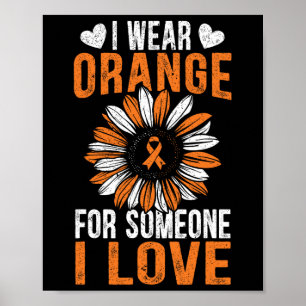 Poster Vista Laranja Para Alguém Que Eu Adoro A Consciênc